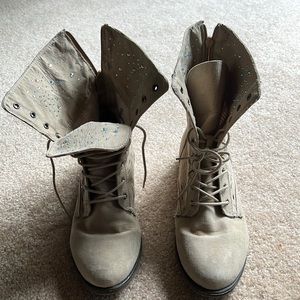 Justice Boots Tan and rhinestone